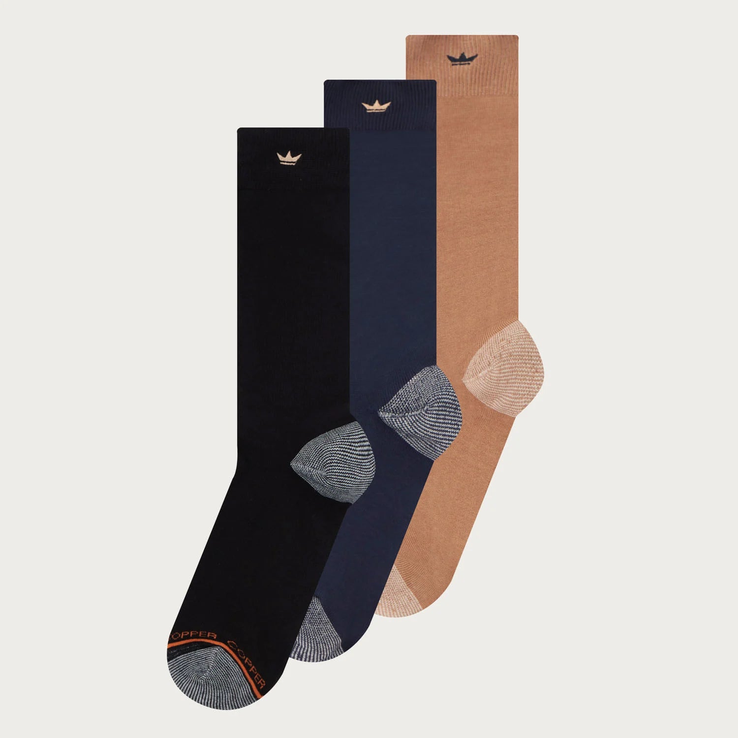 Pack 3 Calcetín Cobre y Bambú - La Tiendita de la Jose